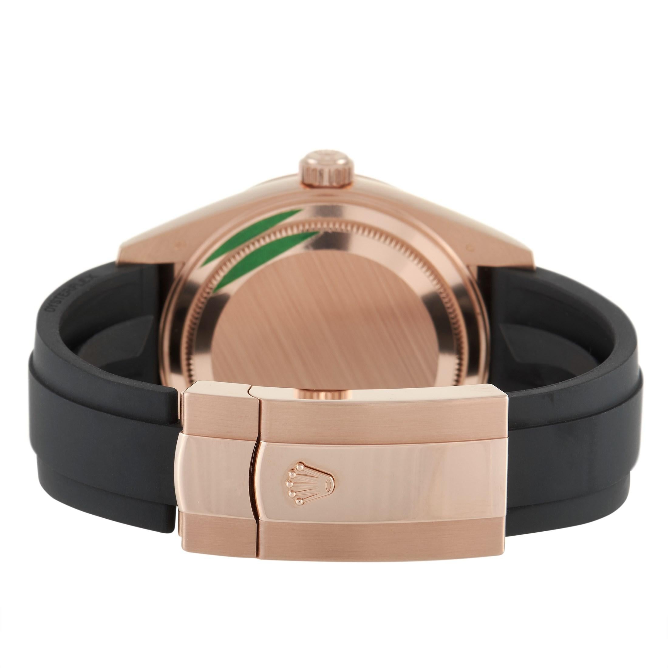 Men's Rolex Sky-Dweller Everose Gold Watch 326235-0006