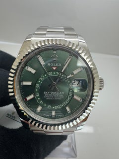 Rolex Sky-Dweller Green 41mm Oyster Watch 336934