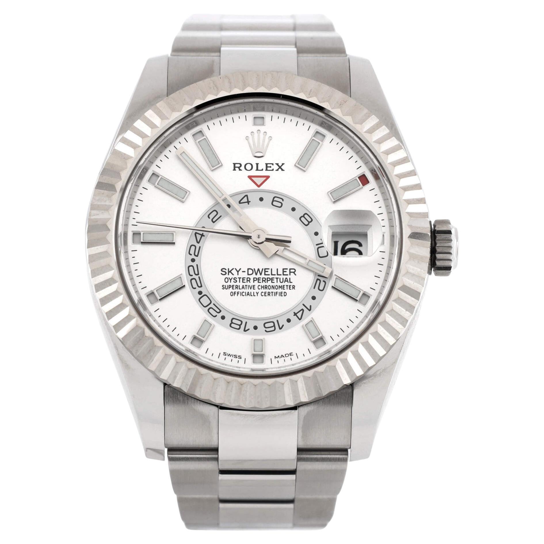 Rolex Sky-Dweller Oyster Perpetual Chronometer Automatic Watch Stainless