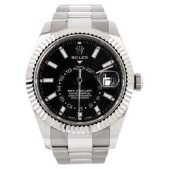 Rolex Sky-Dweller Oyster Perpetual Chronometer Schwarze Automatikuhr Stai