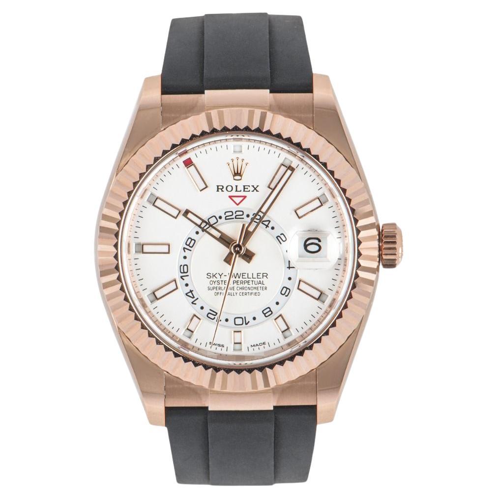 Rolex Sky-Dweller Oysterflex Rose Gold 326235