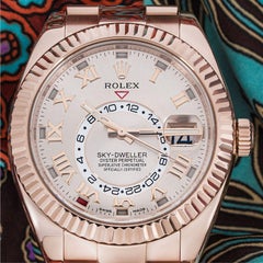 Rolex Montre Sky-Dweller avec cadran rose 326935