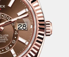 Rolex Sky-Dweller, Rose Gold, Chocolate, Ref# 326235, Unworn Watch, 2021