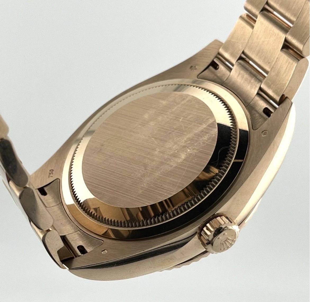 Rolex Sky-Dweller Rose Gold Rhodium Grey Index 42mm Dial 326935 Box & Papers For Sale 8