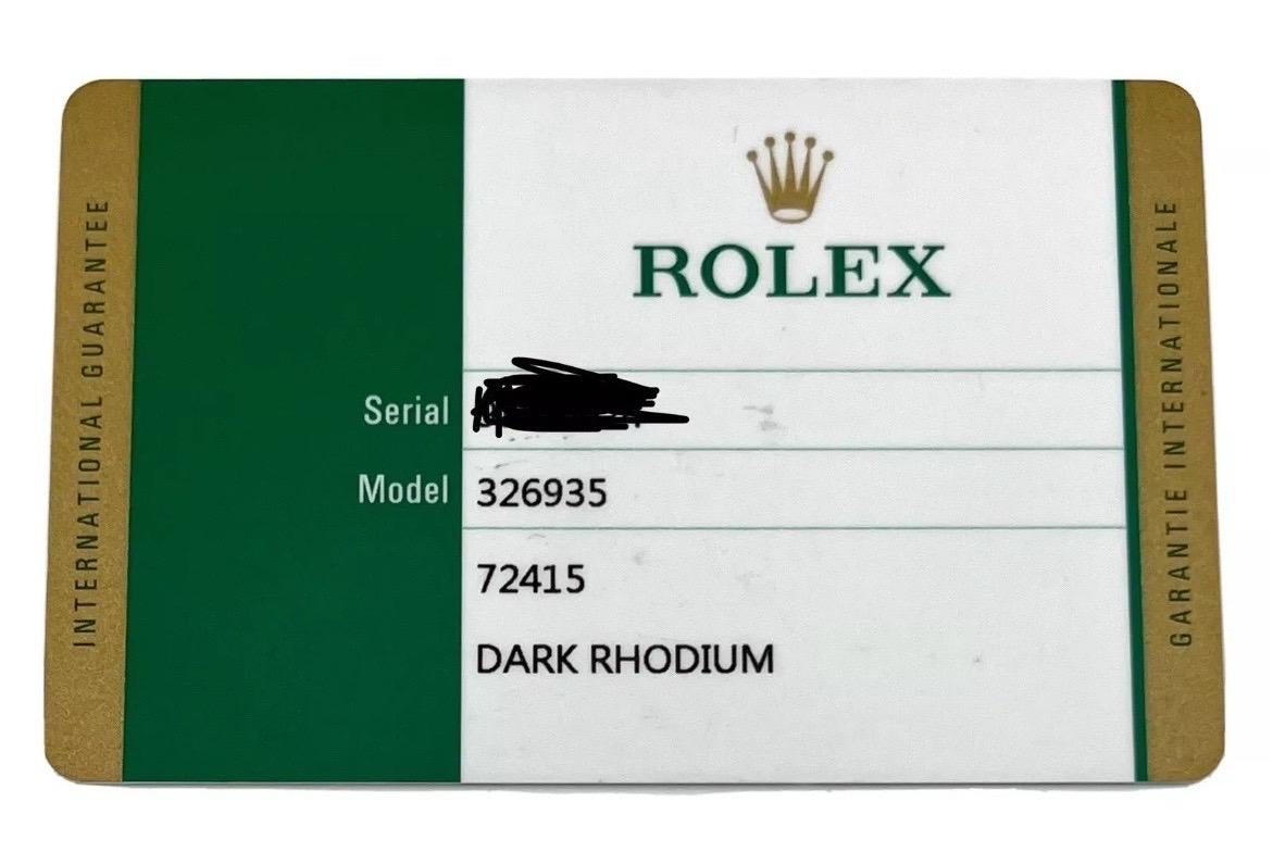 Rolex Sky-Dweller Rose Gold Rhodium Grey Index 42mm Dial 326935 Box & Papers For Sale 11