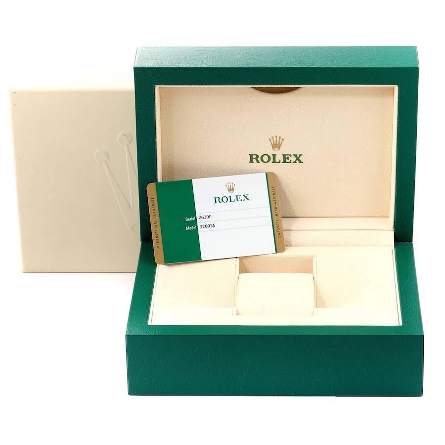 Rolex Sky-Dweller Rose Gold White Dial Mens Watch 326935 Box Card 5