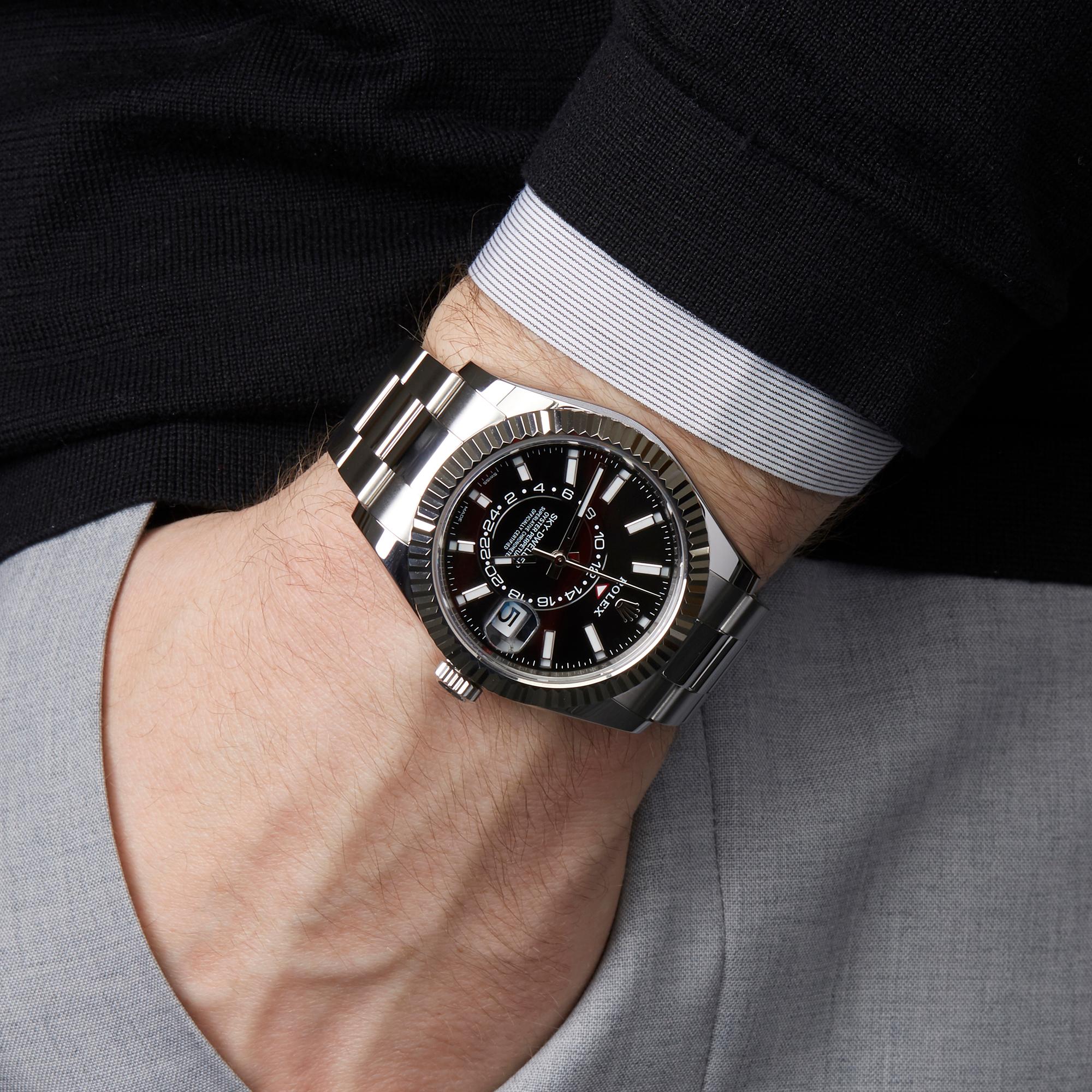 Men's Rolex Sky-Dweller Stainless Steel 326934 Wristwatch
