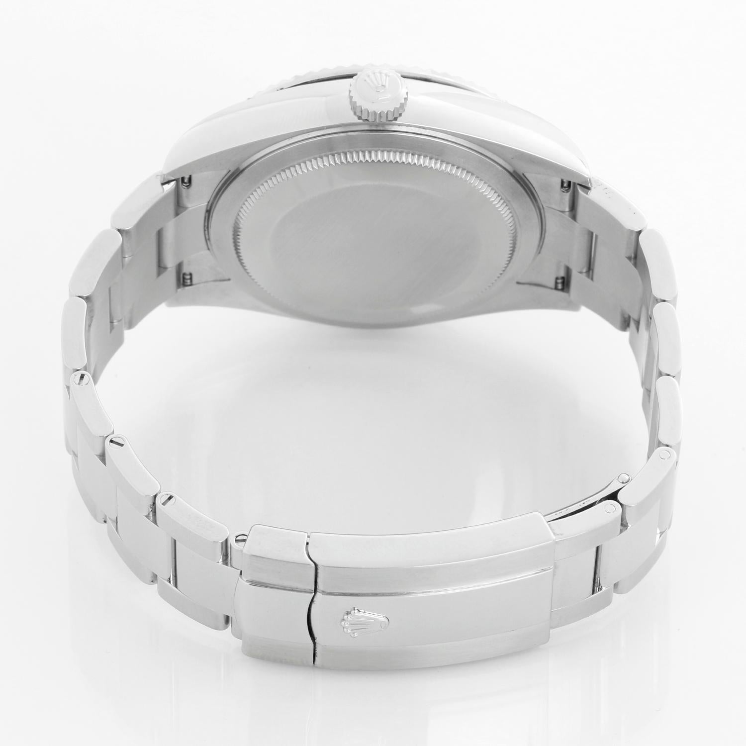 Rolex Sky-Dweller Acier inoxydable Cadran noir 326934 Pour hommes en vente