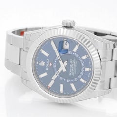 Rolex Sky-Dweller Edelstahl Blaues Zifferblatt 326934, Automatik, Quickset