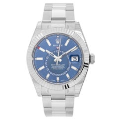 Rolex Sky-Dweller Stainless Steel Blue Dial 326934, Automatic, Quickset