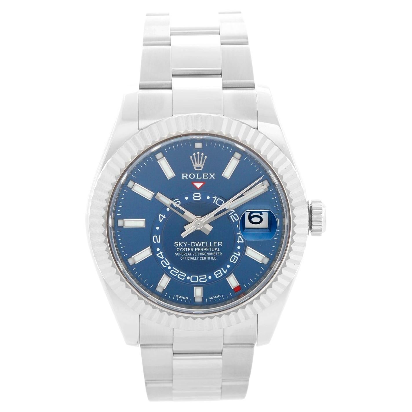 Rolex Sky-Dweller Stainless Steel Blue Dial 326934