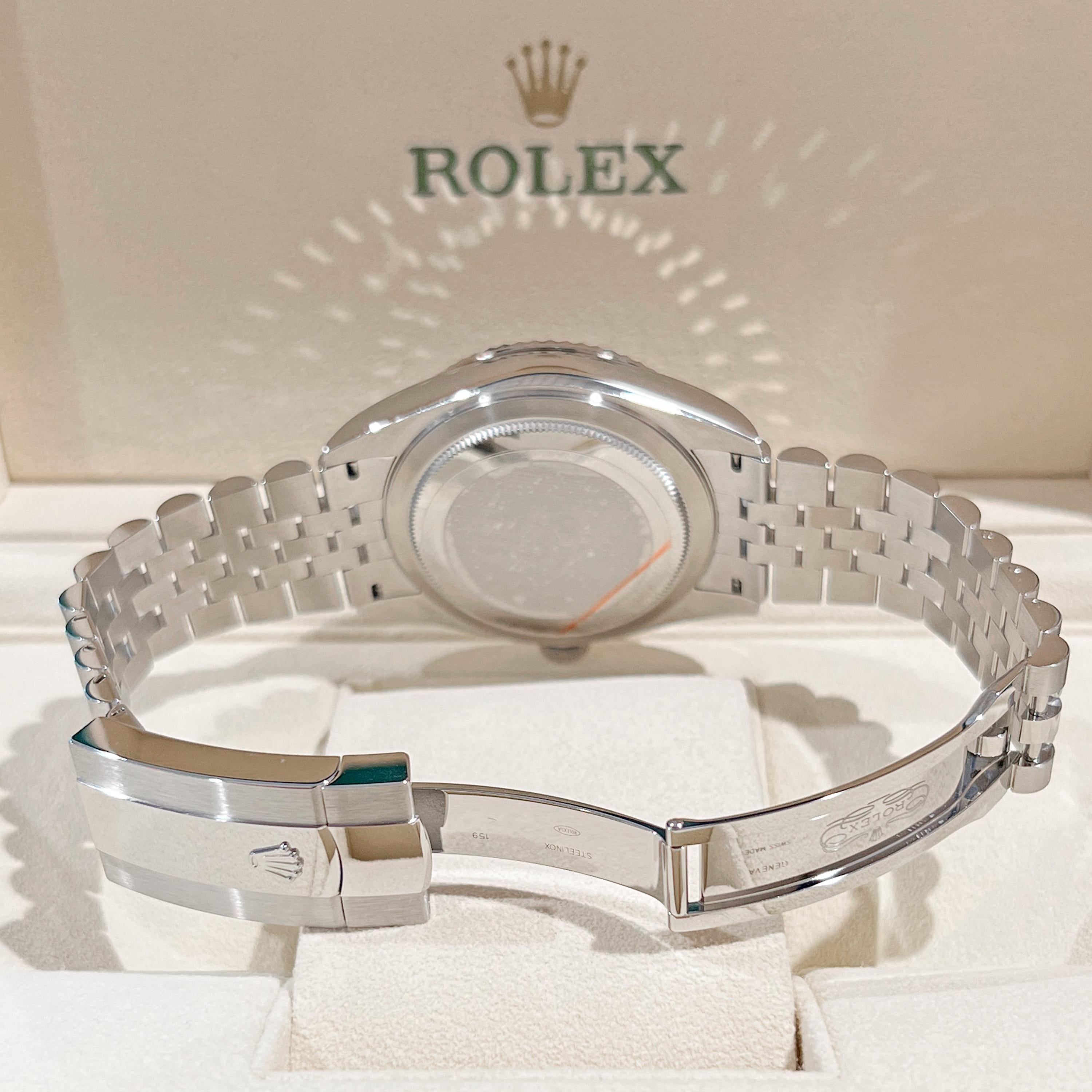 Rolex Sky-Dweller, Stainless Steel, Blue, Ref# 326934, Unworn Watch, 2022 For Sale 8
