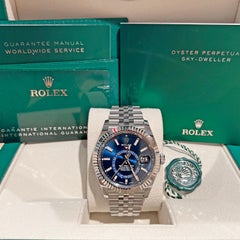 Rolex Sky-Dweller, Stainless Steel, Blue, Ref# 326934, Unworn Watch, 2022