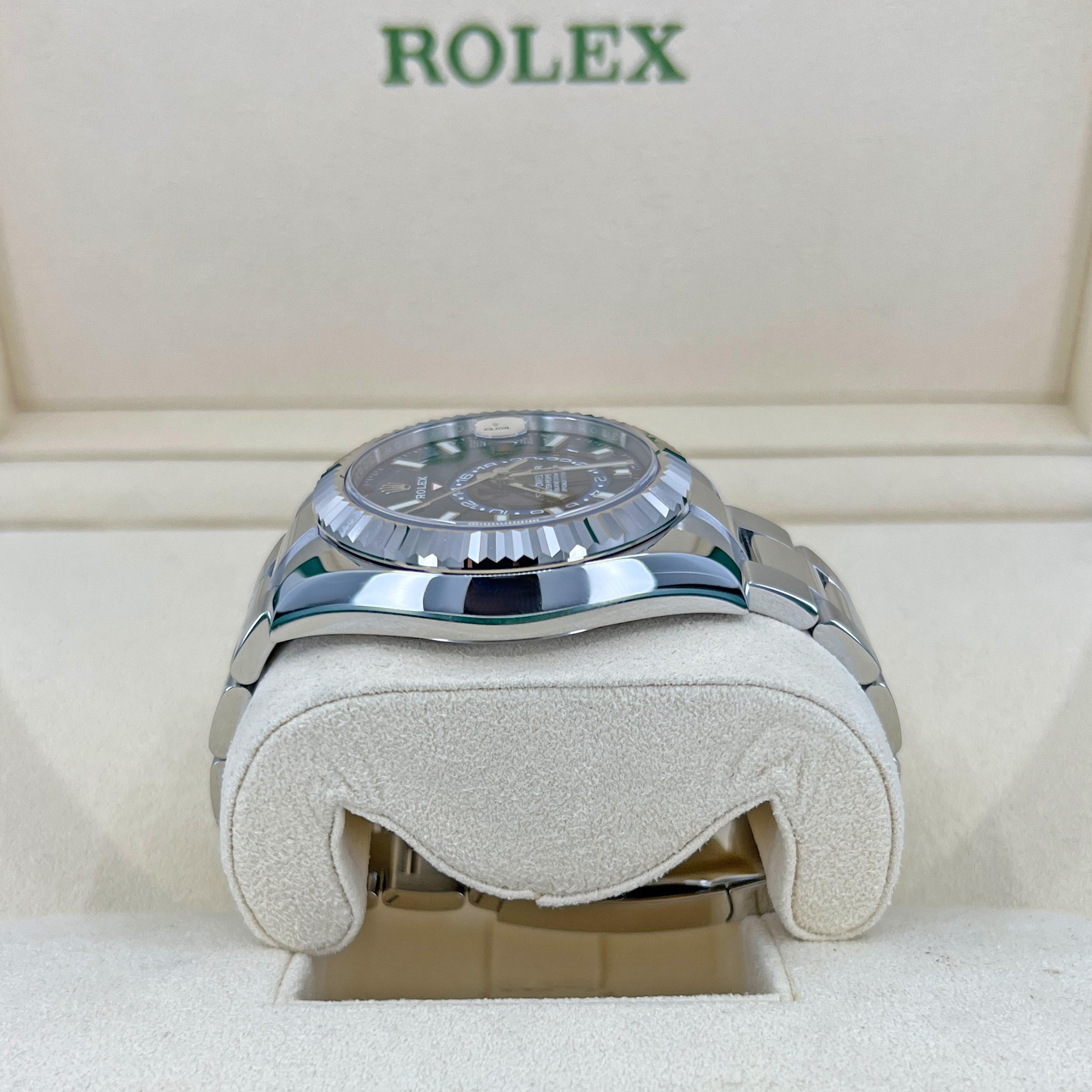 Rolex Sky-Dweller, Stainless Steel, Blue, Ref# 326934, Unworn Watch, 2022 For Sale 3