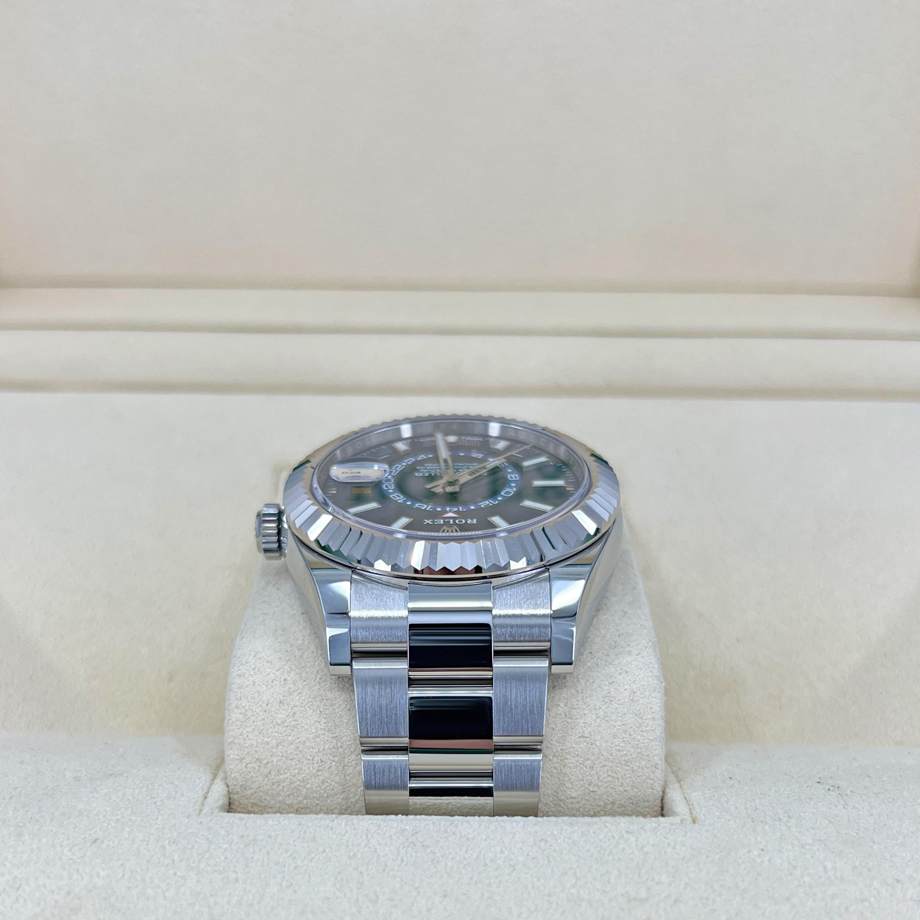 Rolex Sky-Dweller, Stainless Steel, Blue, Ref# 326934, Unworn Watch, 2022 For Sale 5