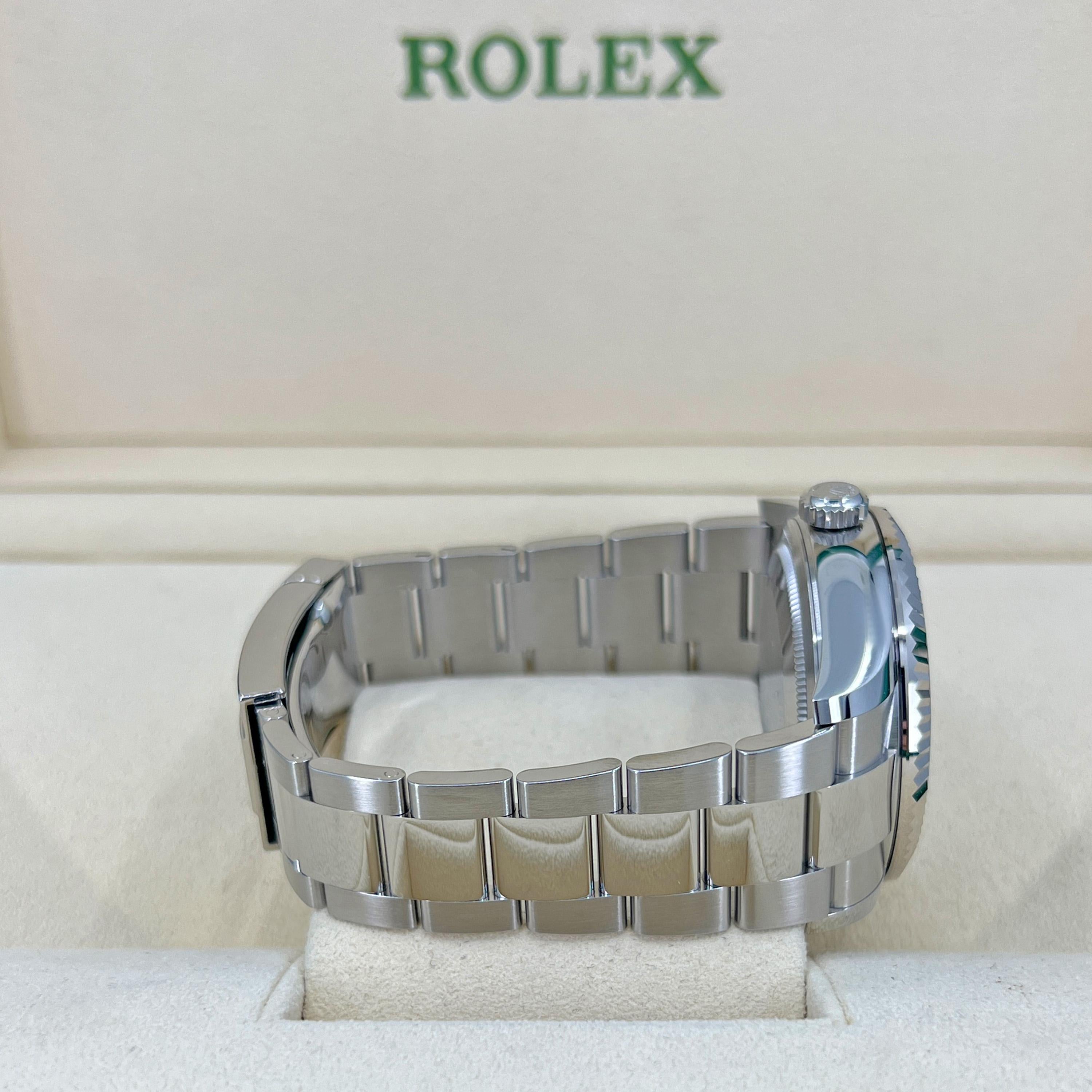 Men's Rolex Sky-Dweller, Stainless Steel, Blue, Ref# 326934, Unworn Watch, 2022 For Sale