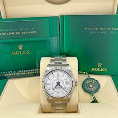 Rolex Sky-Dweller, Stainless Steel, White, Ref# 326934, Unworn Watch, 2022