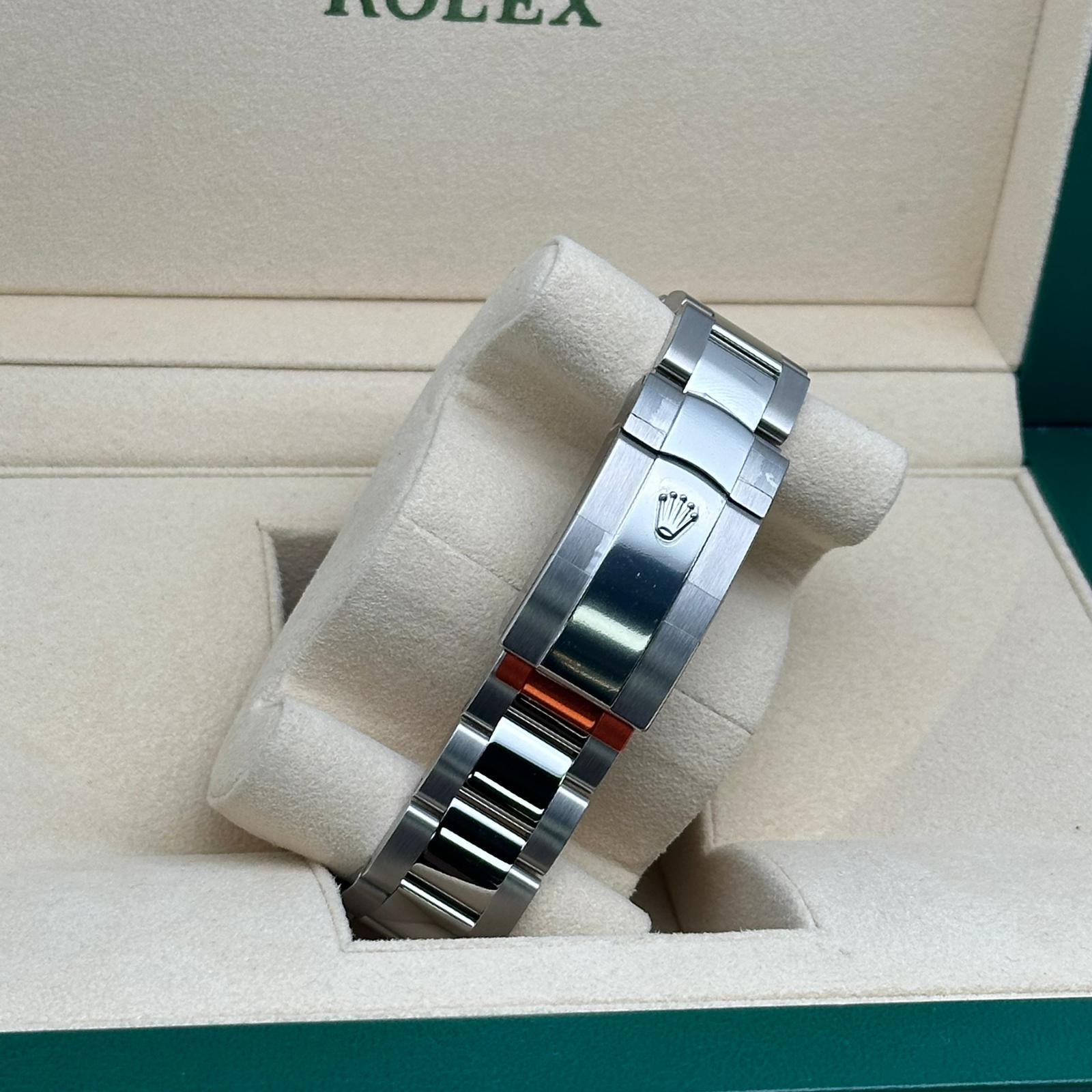 Rolex Sky-Dweller Steel 18K White Gold Blue Dial Automatic Mens Watch 326934 NEW 9