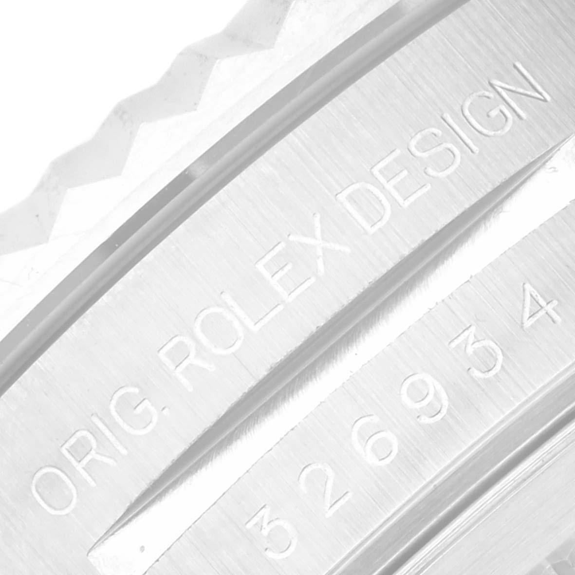 Rolex Montre Sky-Dweller en acier et or blanc pour hommes 326934 avec carte boîte Pour hommes en vente