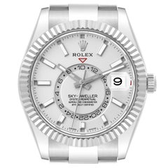 neller card Rolex Sky-Dweller Steel White Gold Mens Watch 326934 Box Card