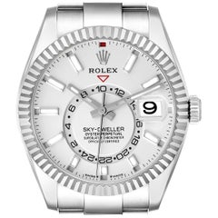 Rolex Sky-Dweller Steel White Gold Mens Watch 336934 Box Card Rolex Sky-Dweller Steel White Gold Mens Watch 336934 Box Card