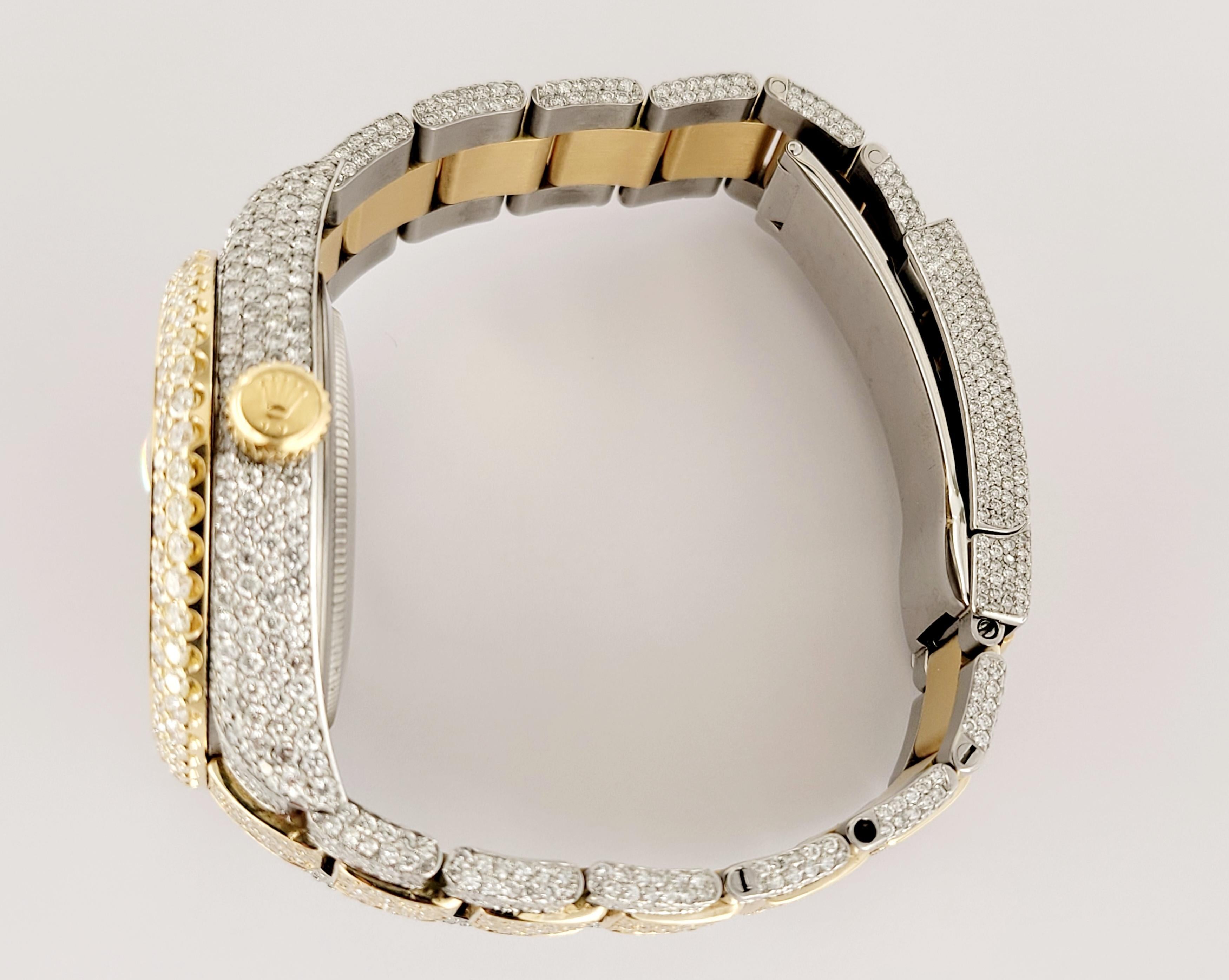 Rolex Sky-Dweller  Montre en deux tons avec diamants en vente 1