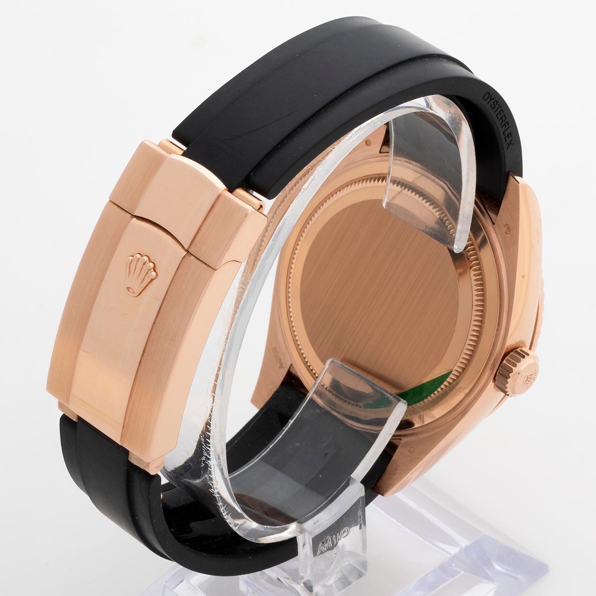 rolex sky-dweller rubber strap for sale