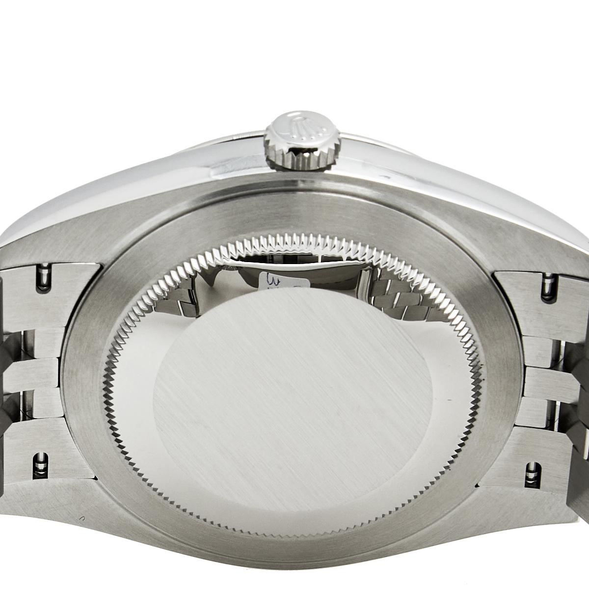Rolex Slate Grey 18K White Gold Stainless Steel Datejust Wristwatch 41 mm 1