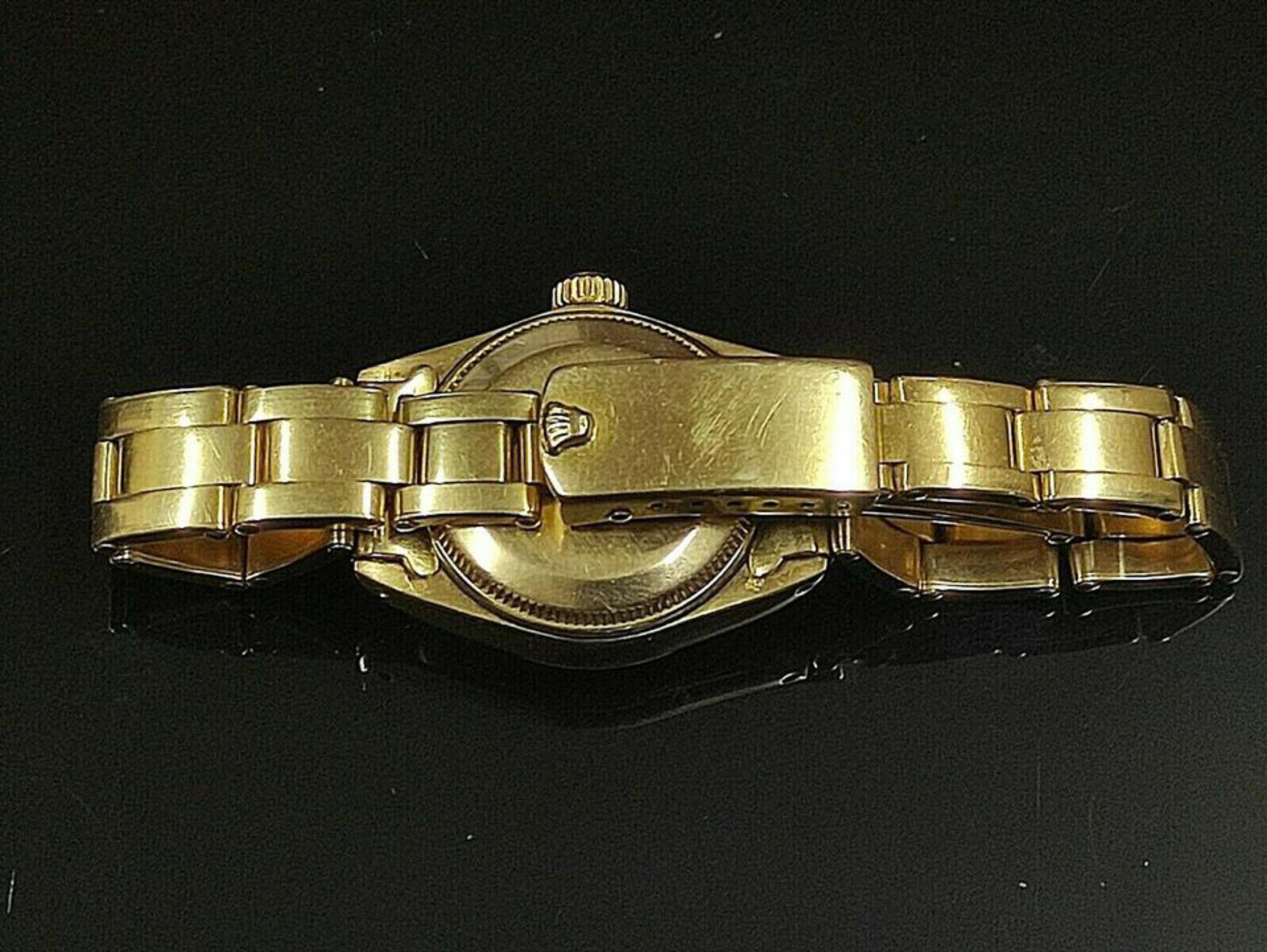 Rolex Solid 18K Gold Ref 6917 Datejust 26mm Watch 92r221s 4