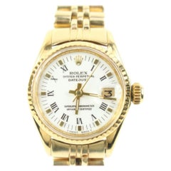 Rolex Solid 18K President Datejust 26mm Watch Ref 651772r33s