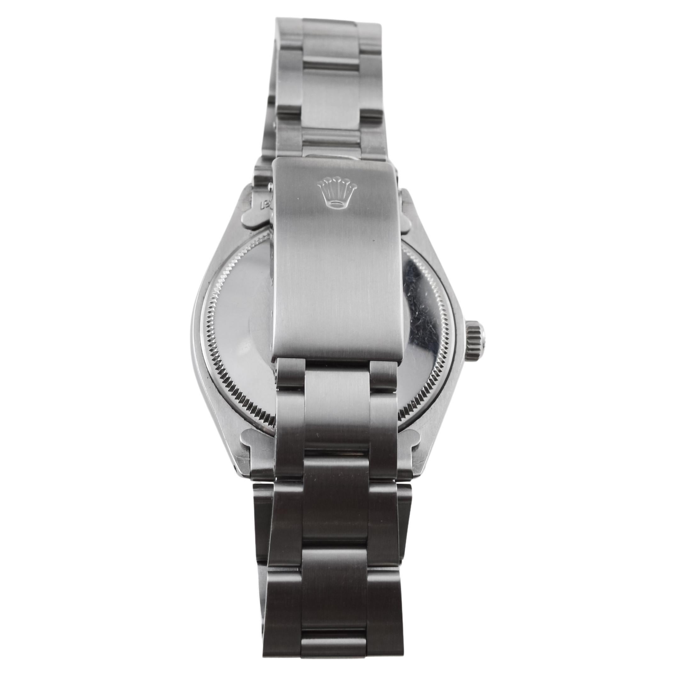 Rolex Stainless Oyster Perpetual Air King with Original Factory Black Dial For Sale 3