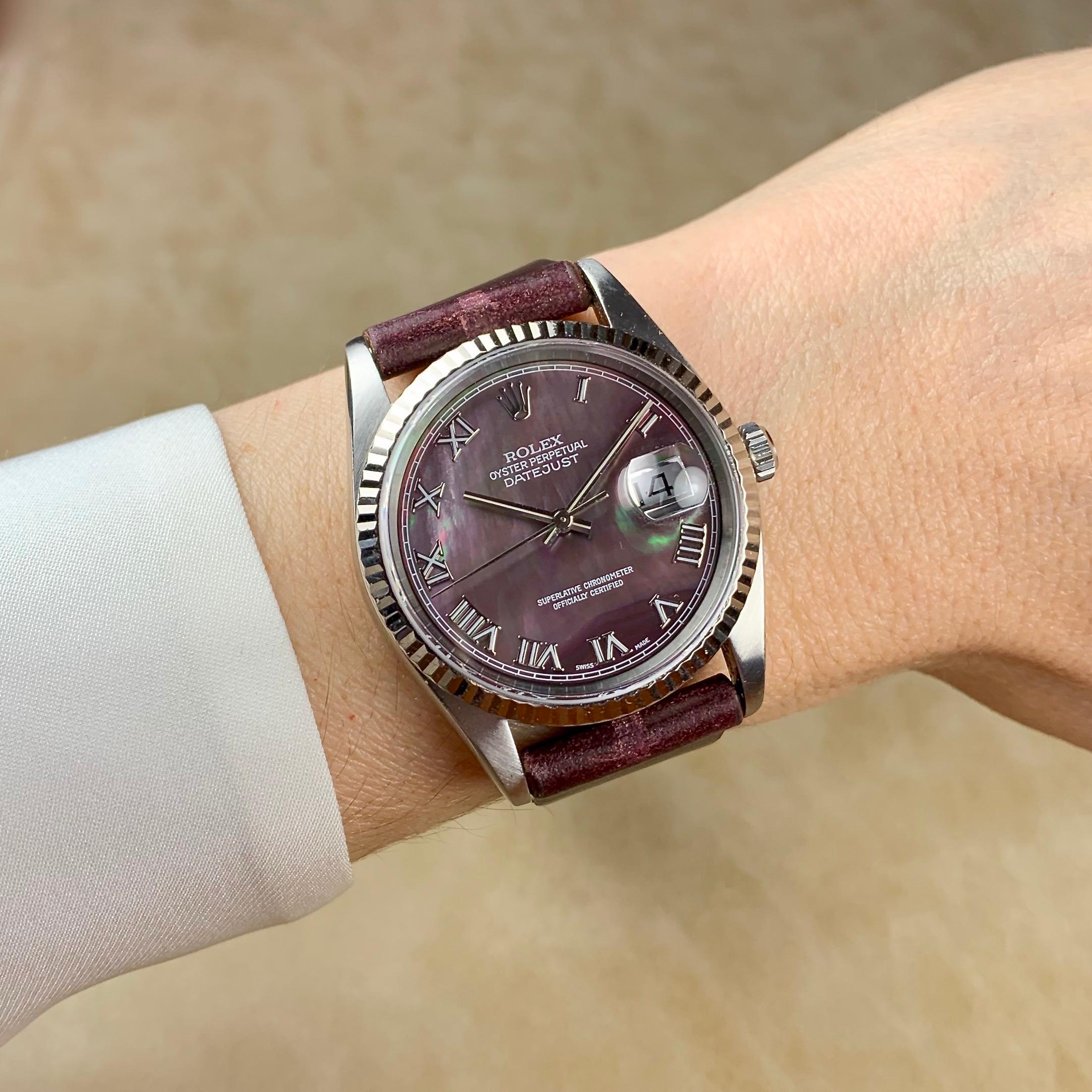 rolex oyster perpetual mother of pearl