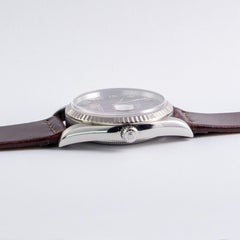 Rolex Stainless Oyster Perpetual Datejust Watch Tahitian Mother of Pearl Dial