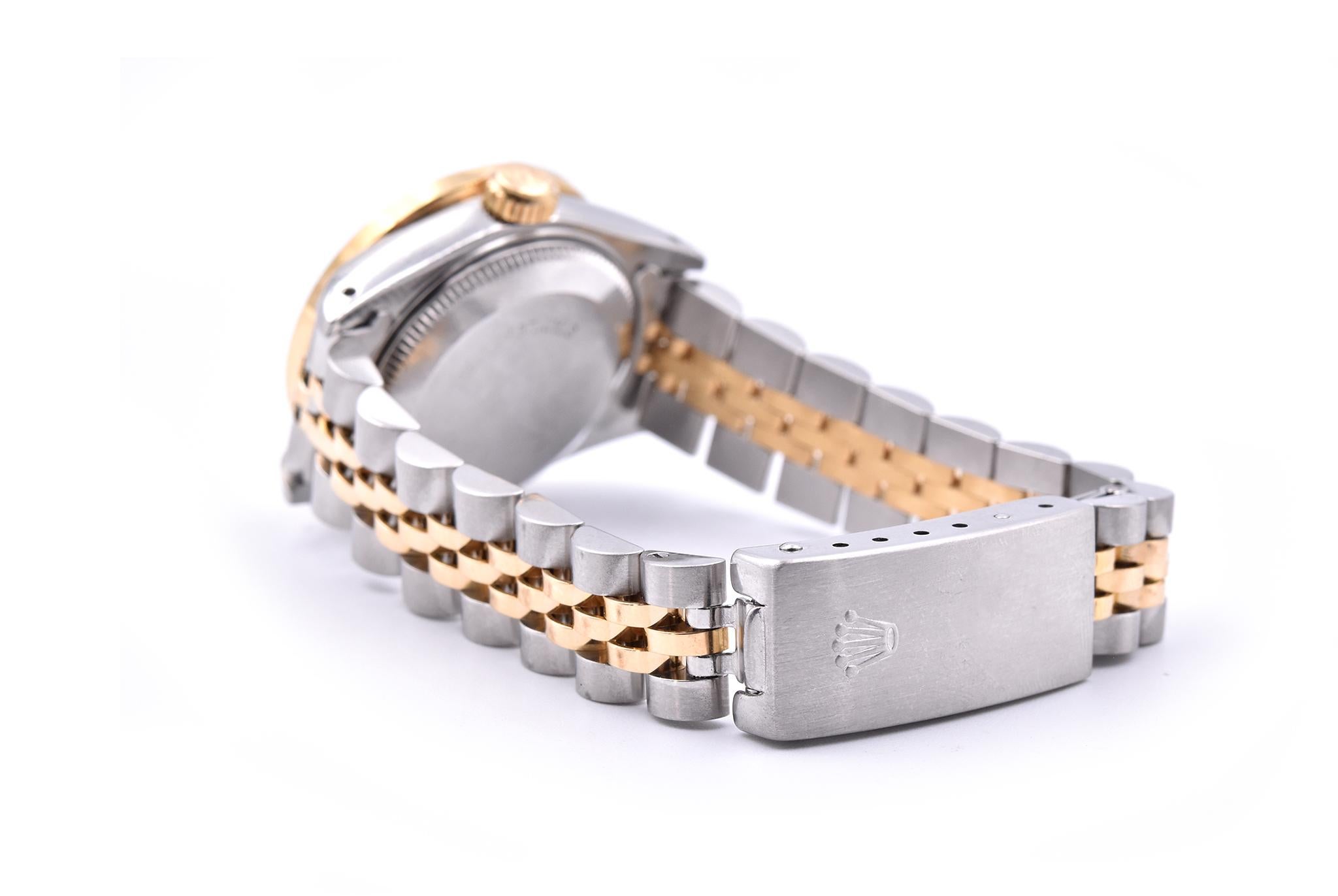 Women's Rolex Stainless Steel/18 Karat Yellow Gold Ladies Datejust Watch Ref. 79173