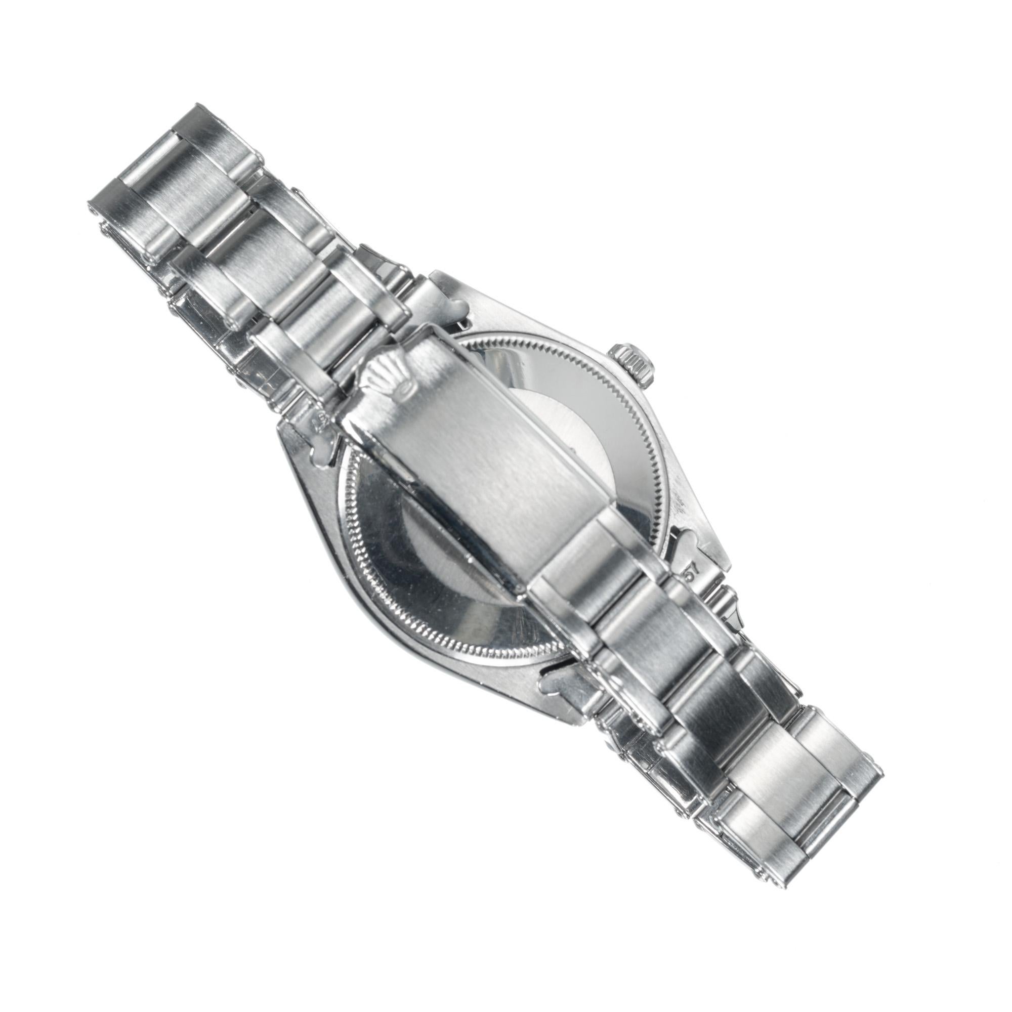 Rolex Montre-bracelet Air King 5500 en acier inoxydable pour hommes en vente 1