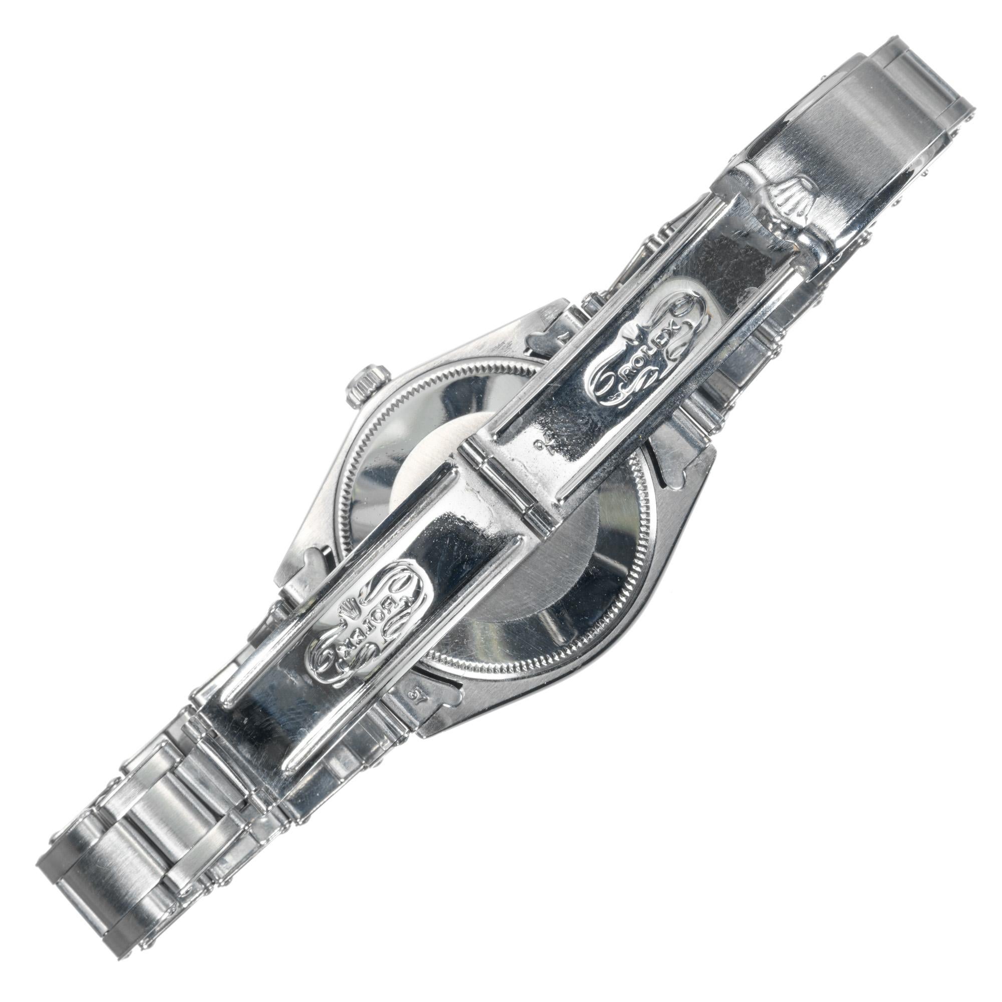 Rolex Montre-bracelet Air King 5500 en acier inoxydable pour hommes en vente 2