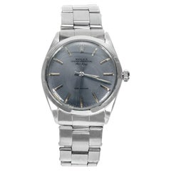 Retro Rolex Stainless Steel Air King 5500 Men's Wristwatch