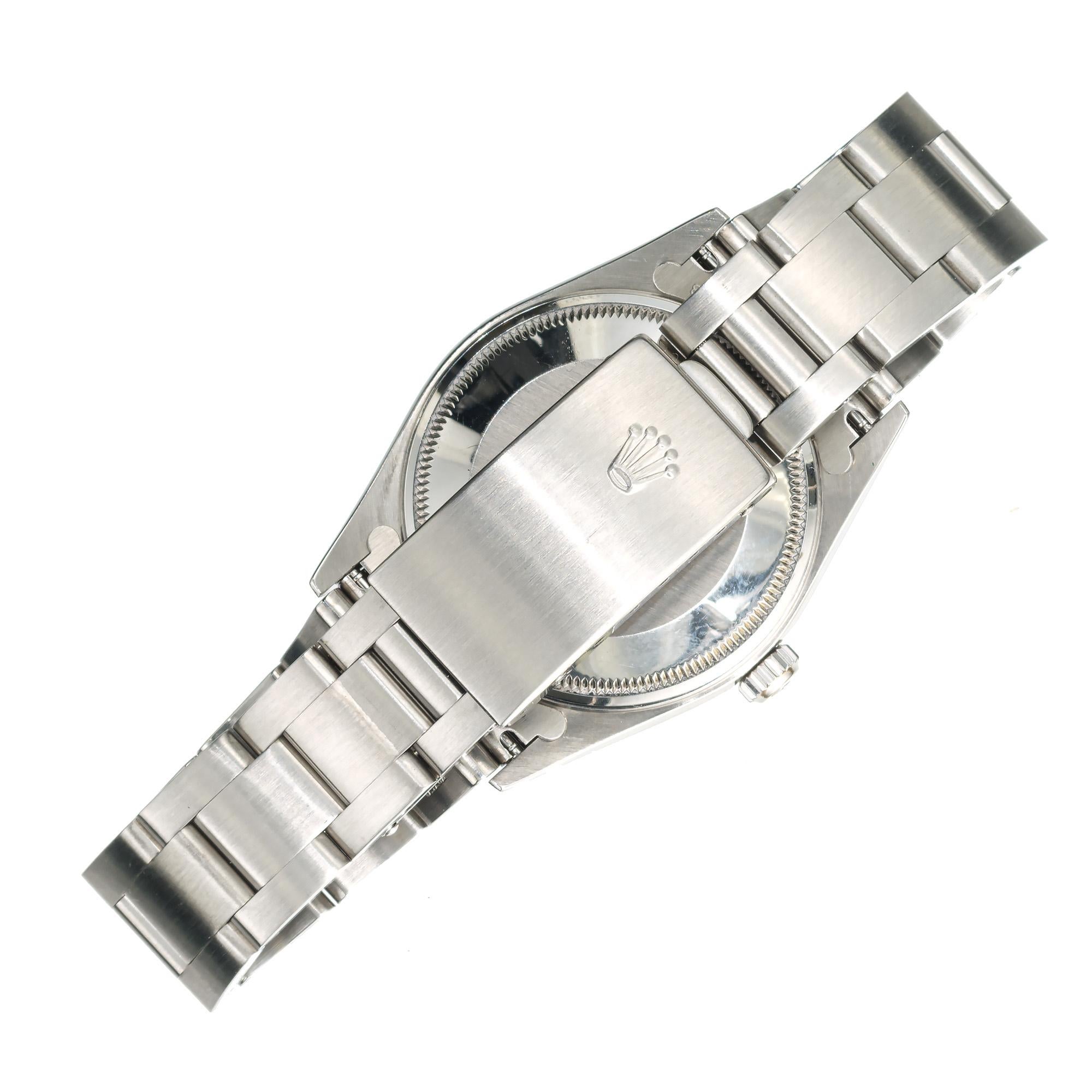  Rolex Montre-bracelet Air King pour hommes en acier inoxydable Pour hommes 