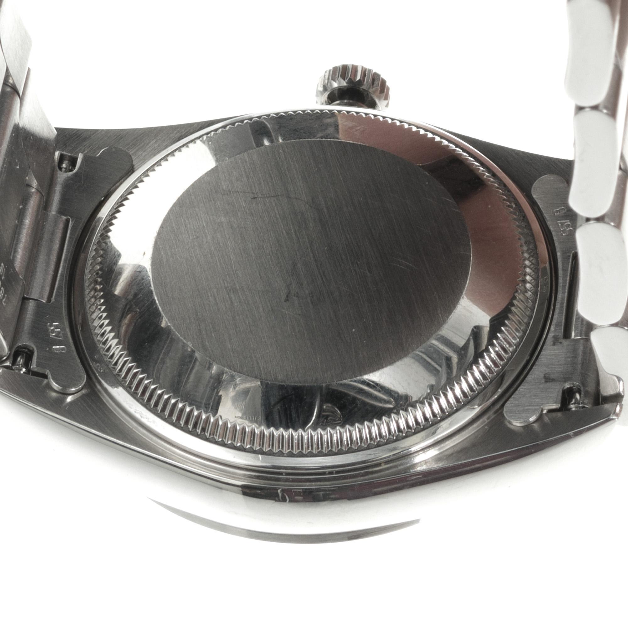 Rolex Montre-bracelet Air King pour hommes en acier inoxydable 1