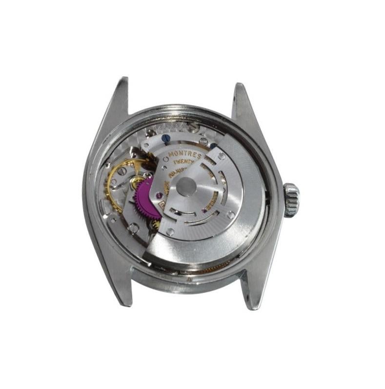 Rolex Air King avec cadran vert fini sur mesure, années 1960 en vente 11