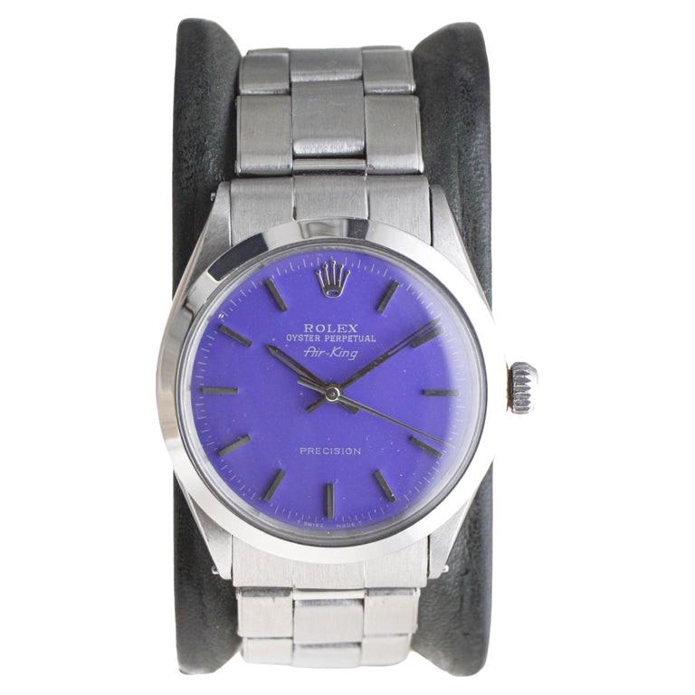 black and purple rolex