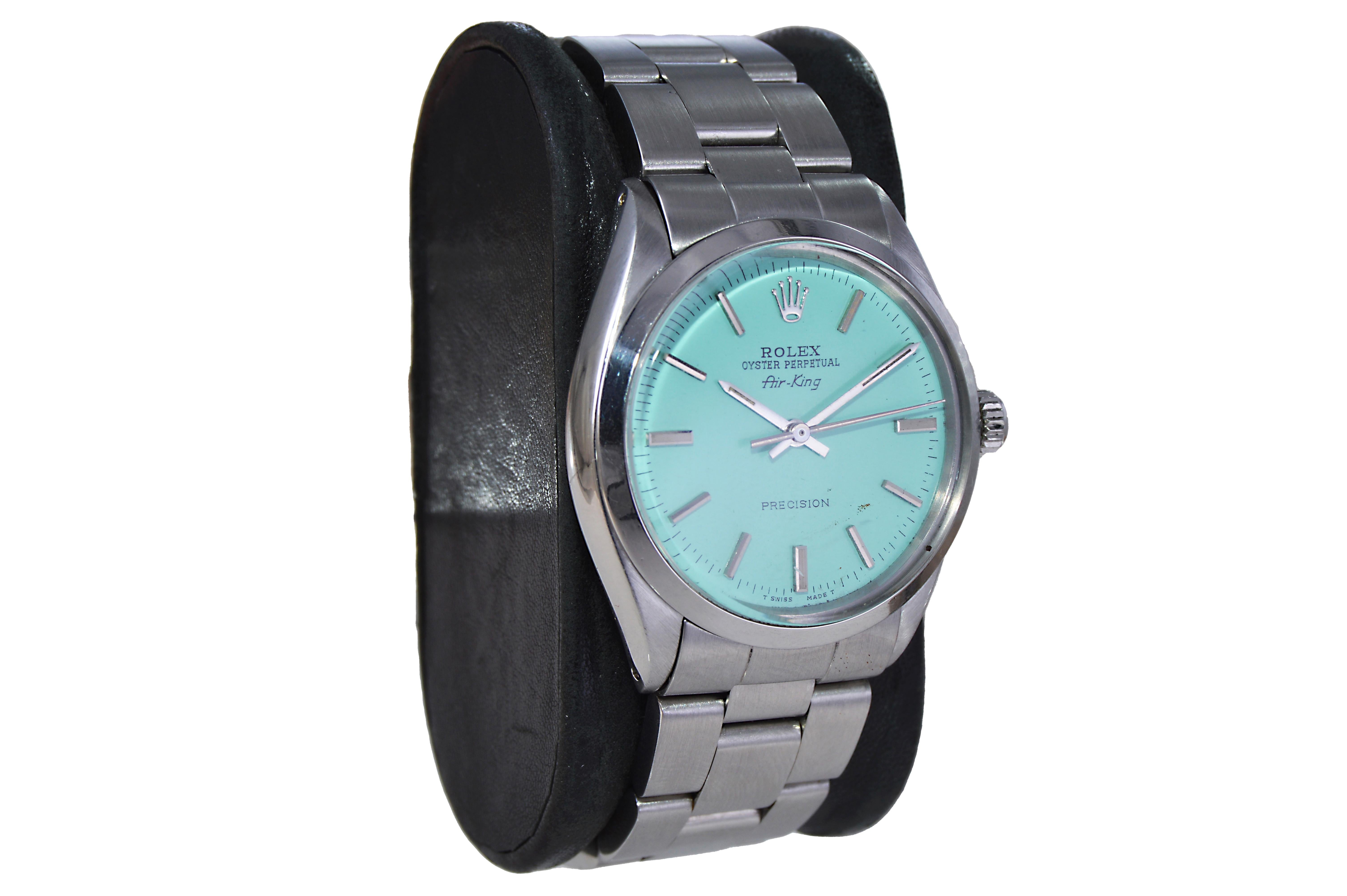 tiffany blue rolex