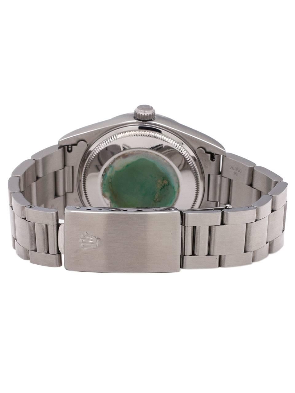 Men's Rolex Stainless Steel Airking self-winding wristwatch Ref 14000, c1995