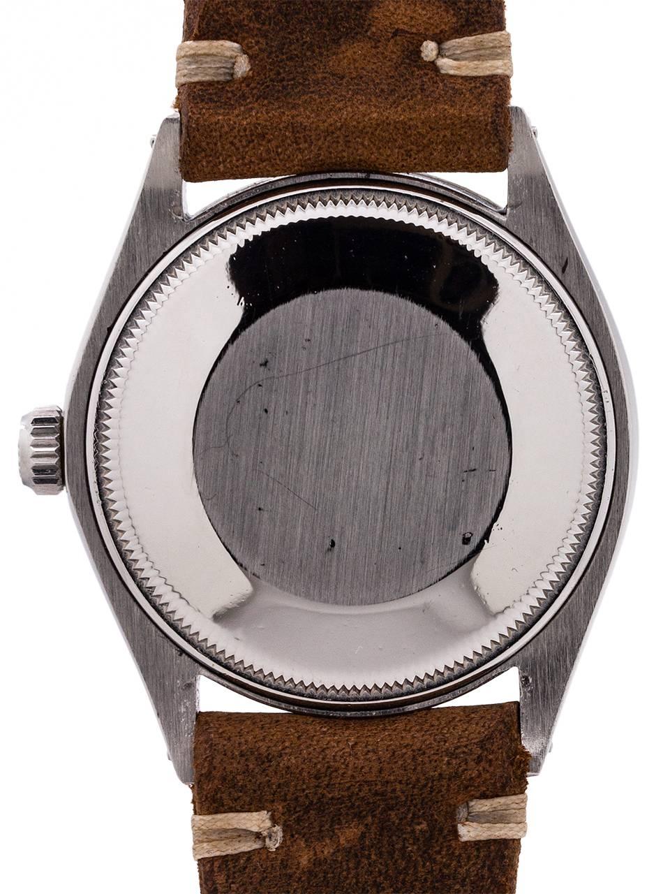 Men's Rolex Stainless Steel Airking Super Precision self winding Watch Ref 1005, c1971