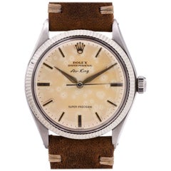 Rolex Edelstahl Airking Super Precision Selbstaufzugs-Uhr Ref 1005, um 1971