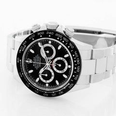 Rolex Stainless Steel Ceramic Black Dial Cosmograph Daytona Automatic Wristwatch