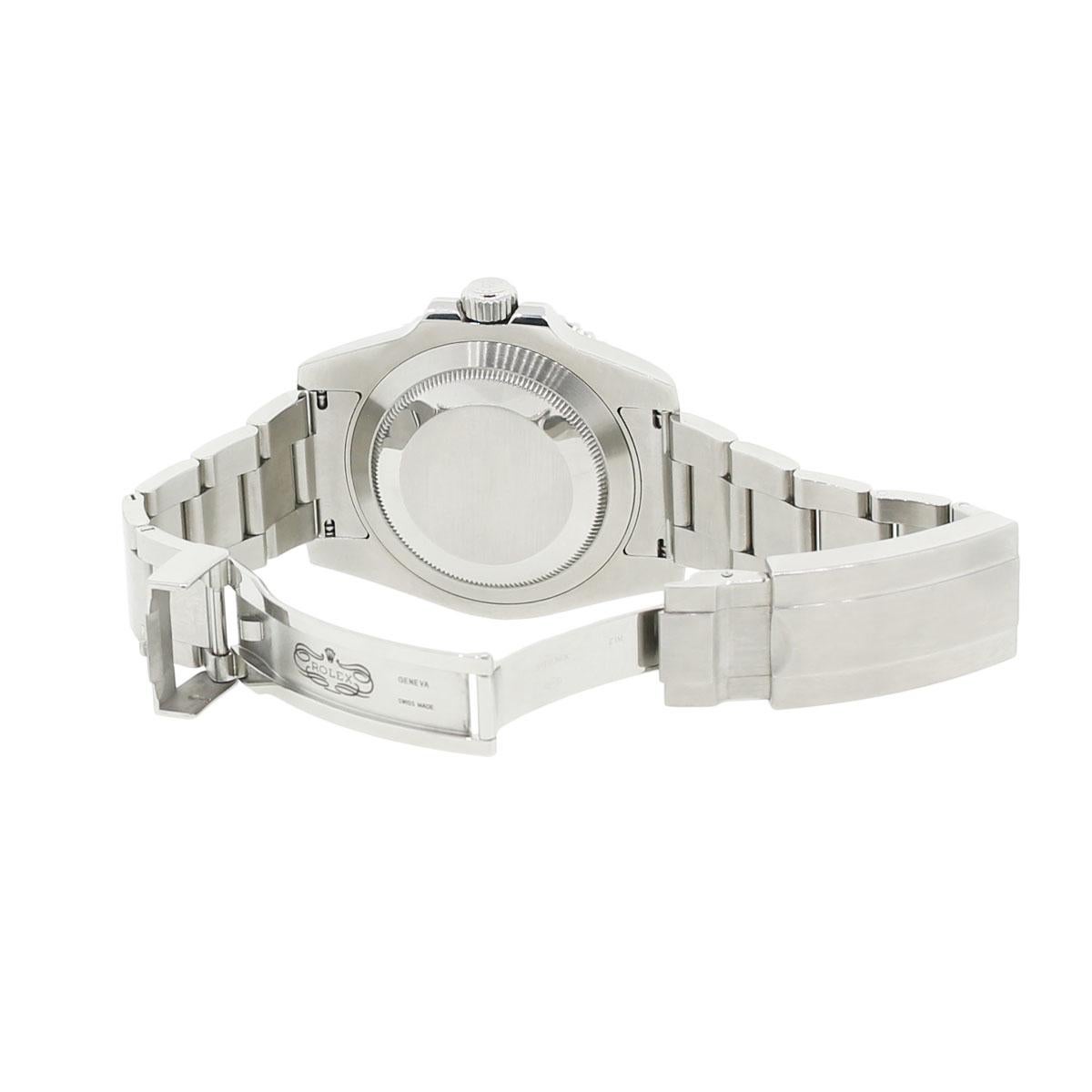 Women's or Men's Rolex Stainless Steel Ceramic Submariner Automatic Wristwatch, Ref 116610