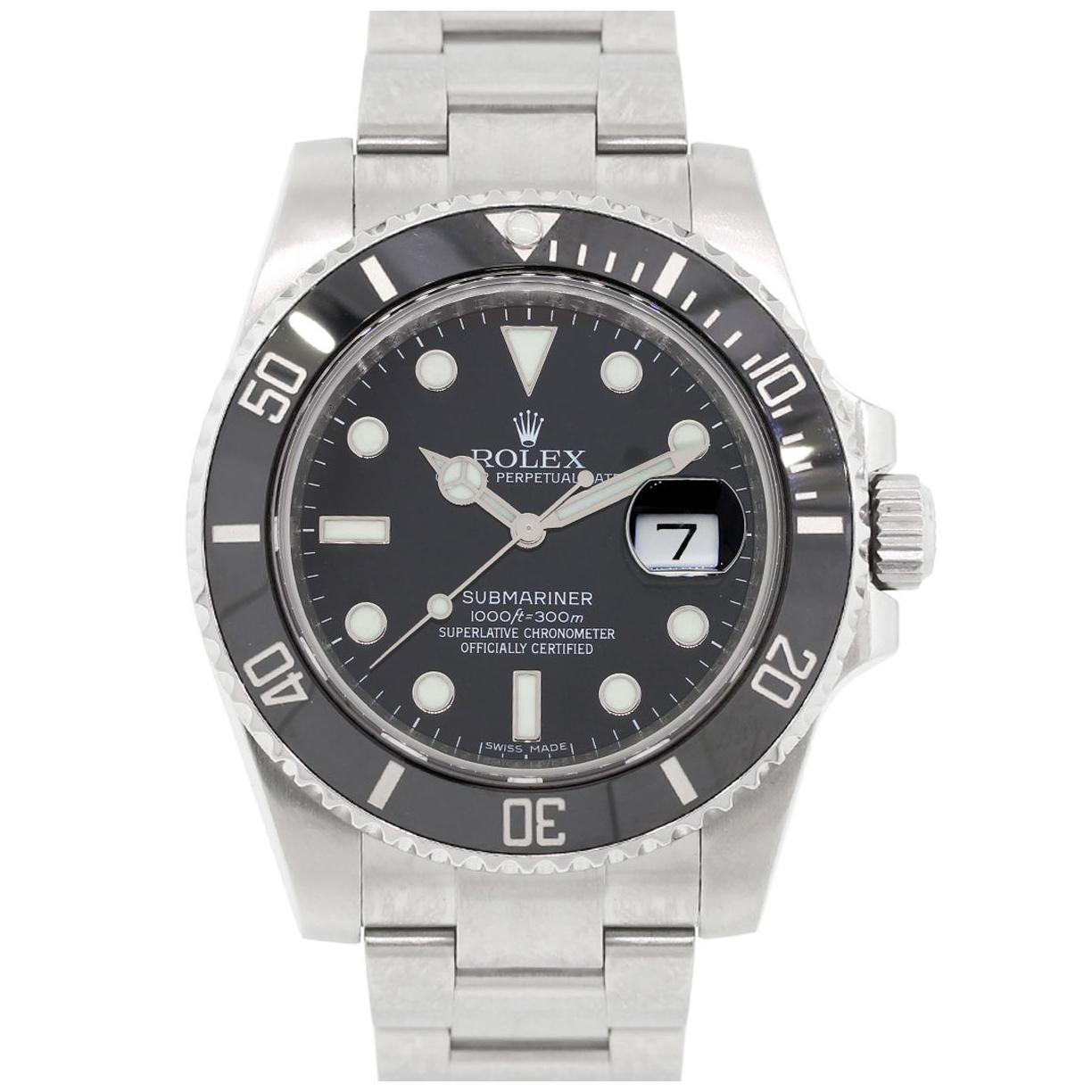 Rolex Stainless Steel Ceramic Submariner Automatic Wristwatch, Ref 116610