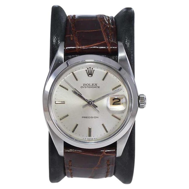 Rolex Stainless Steel Classic Oyster Date with Original Dial from 1968 at  1stDibs | 1968 rolex watch for sale, rolex classic