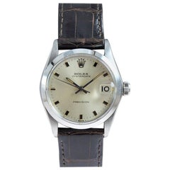 Retro Rolex Stainless Steel Classic Oysterdate in New Condition from 1967